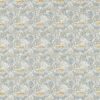 black-grey botanical cotton fabric from Studio G