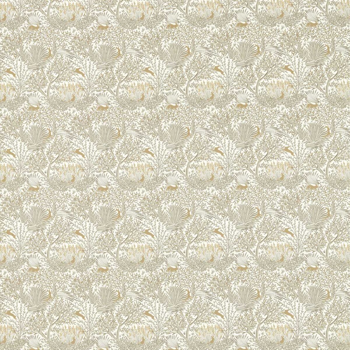 neutral botanical cotton fabric from Studio G
