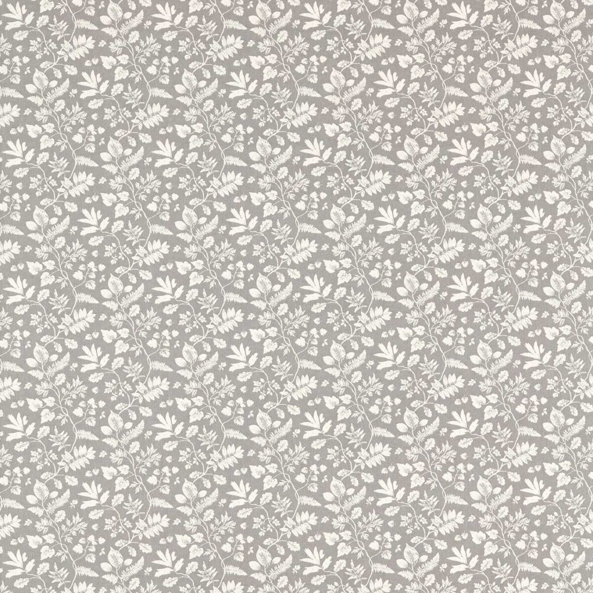 black-grey botanical cotton fabric from Studio G