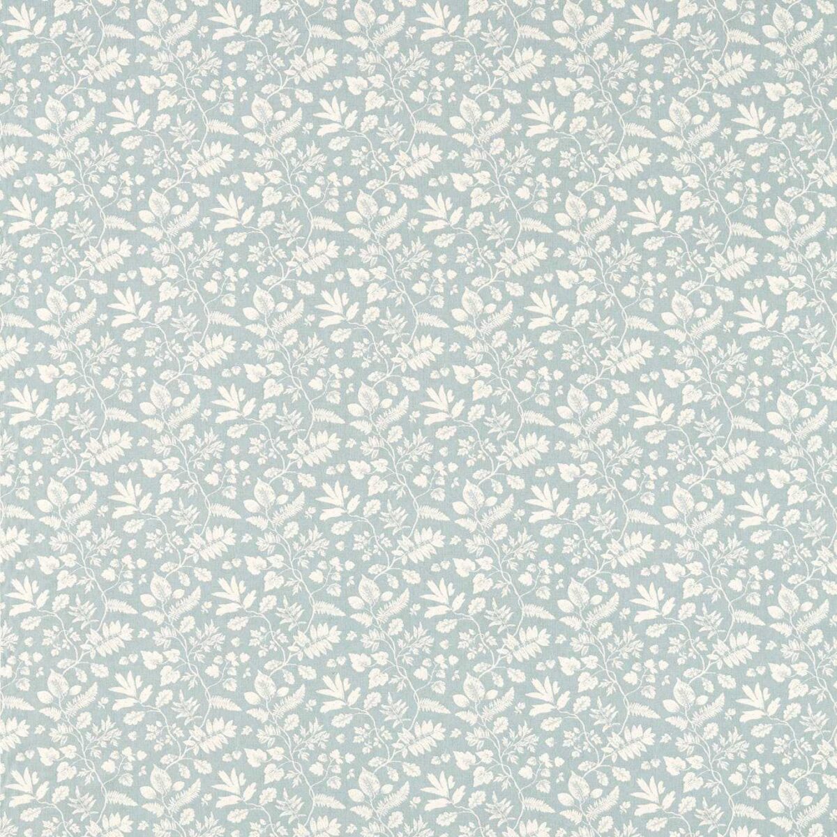 blue botanical cotton fabric from Studio G
