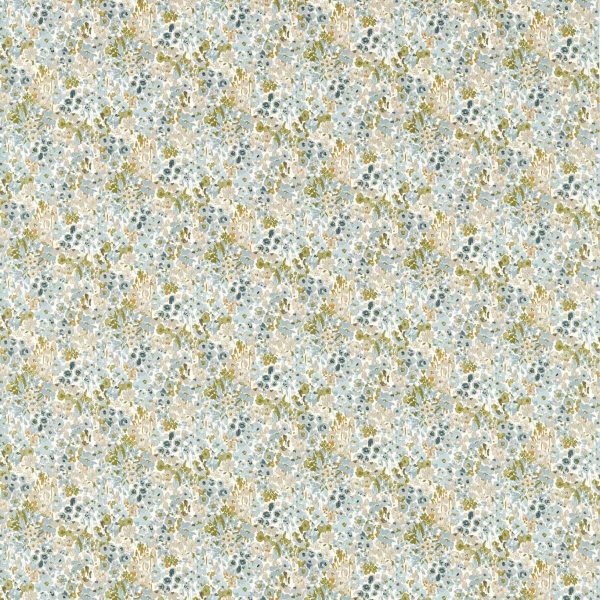 Ennerdale Fabric - Mineral by green botanical cotton fabric from Studio G