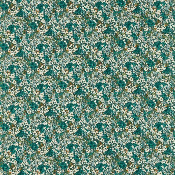 green botanical cotton fabric from Studio G