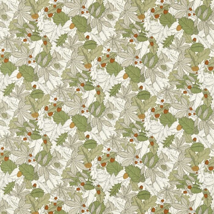Mercia Fabric - Apple / Spice swatch