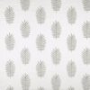 black-grey botanical embroideried fabric from Ashley Wilde