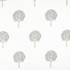 white botanical embroideried fabric from Ashley Wilde