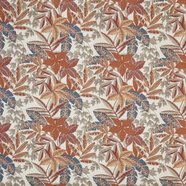 Henrietta Fabric - Vintage by red botanical printed fabric from Prestigious Textiles