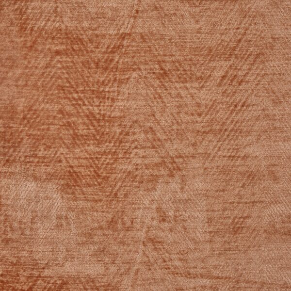 Astrology Fabric - Copper by orange geometric velvet-chenille fabric from Prestigious Textiles