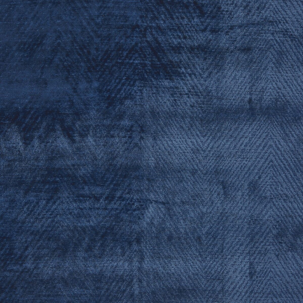 blue geometric velvet-chenille fabric from Prestigious Textiles