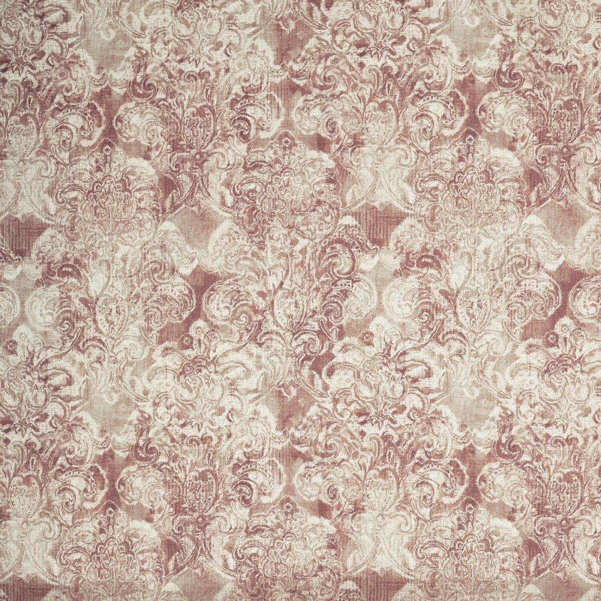 Allure Fabric - Copper by pink retro printed fabric from Prestigious Textiles