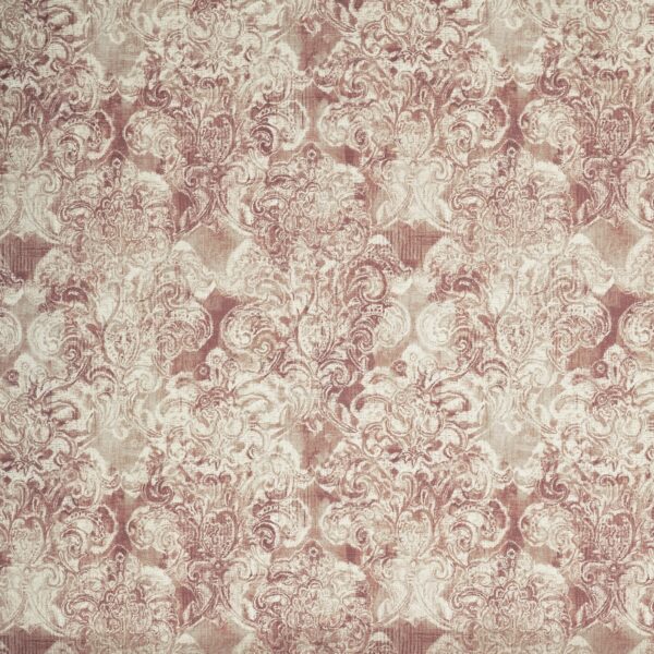Allure Fabric - Copper by pink retro printed fabric from Prestigious Textiles