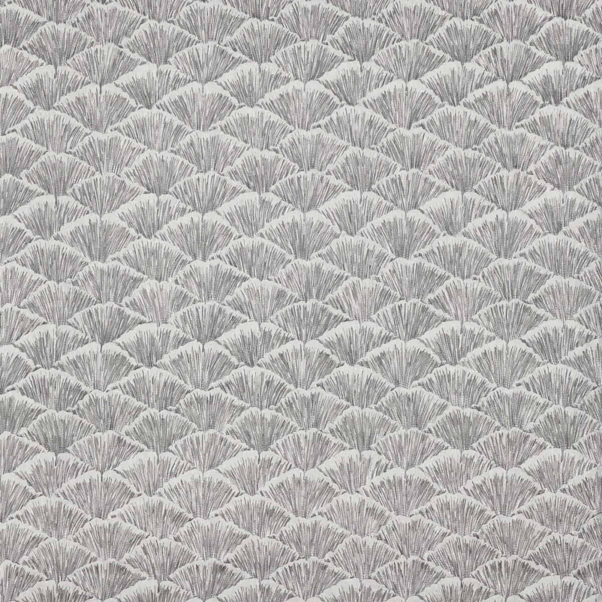 Evelyne Fabric - Silver by black-grey misc embroideried fabric from Prestigious Textiles