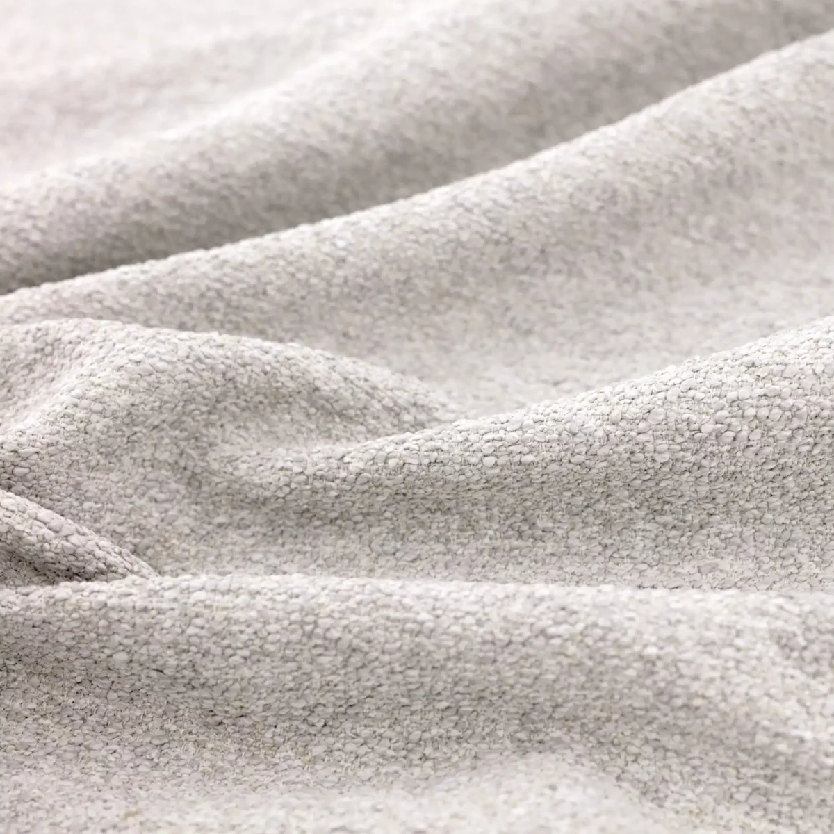 Atlas Fabric - Cocoon by white plain woven fabric from Warwick