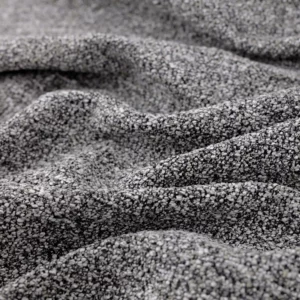 black-grey plain woven fabric from Warwick