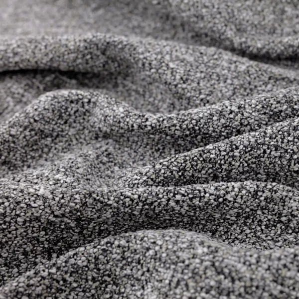 black-grey plain woven fabric from Warwick