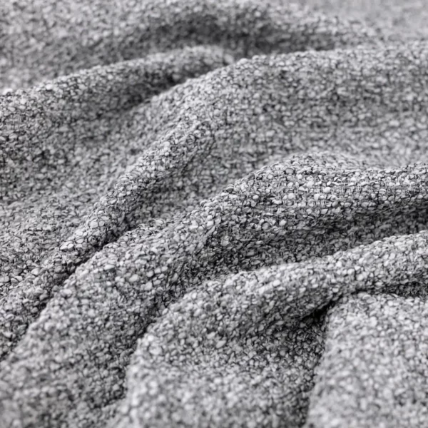 black-grey plain woven fabric from Warwick