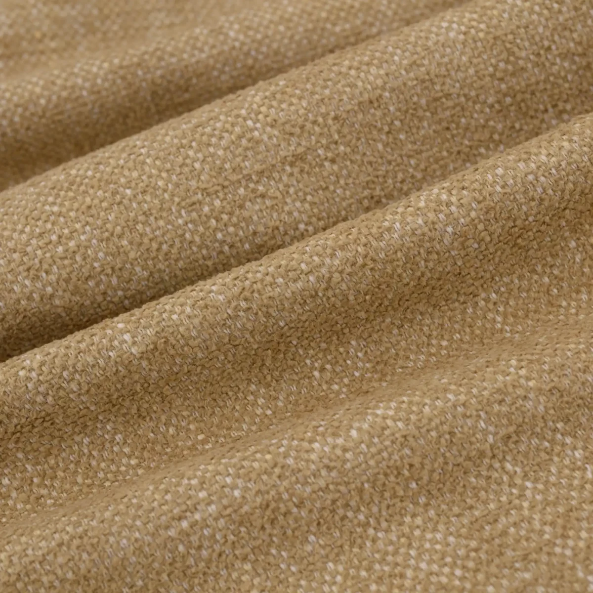 Verona Fabric - Dune by yellow plain velvet-chenille fabric from Warwick