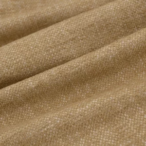 yellow plain velvet-chenille fabric from Warwick