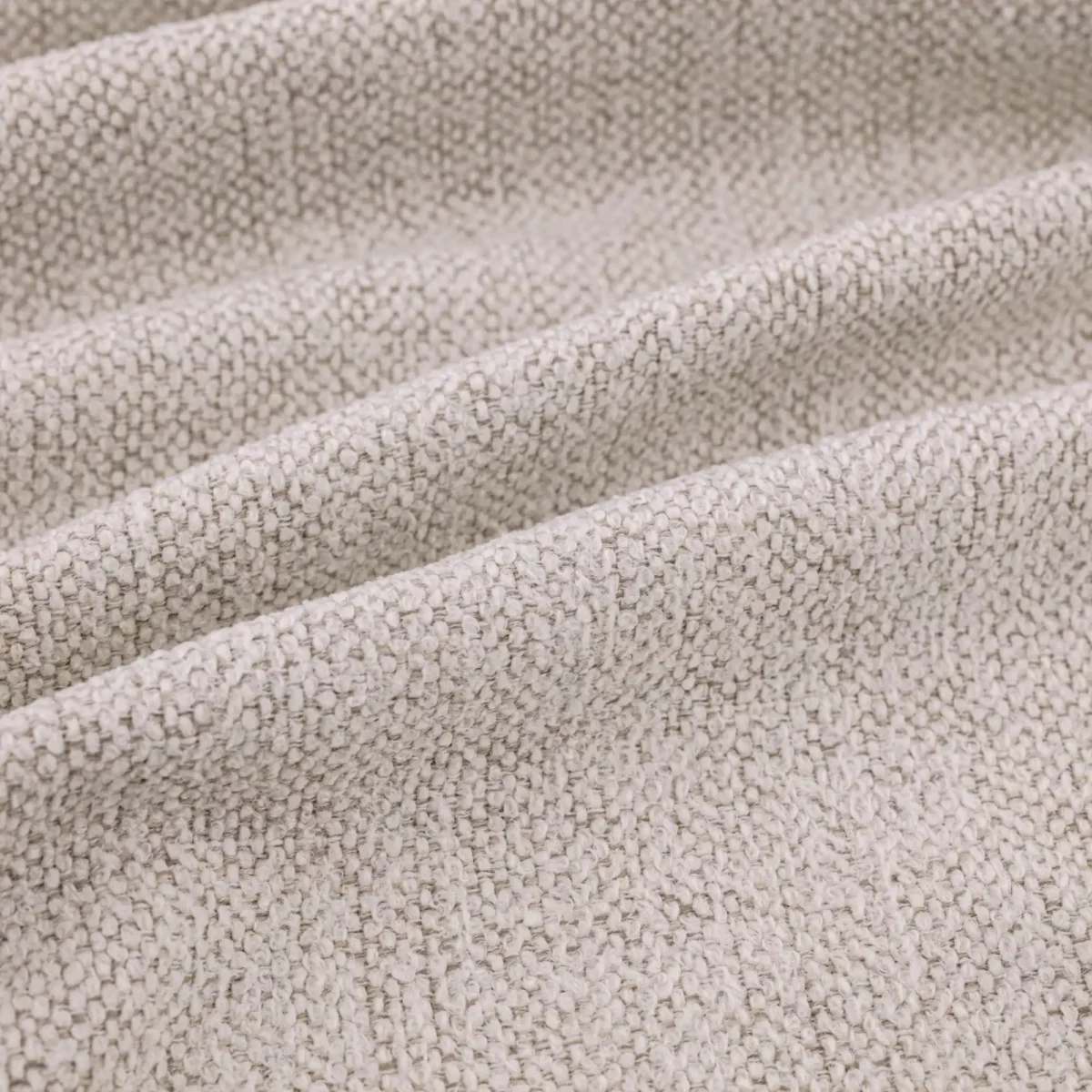 Verona Fabric - Ecru by neutral plain velvet-chenille fabric from Warwick