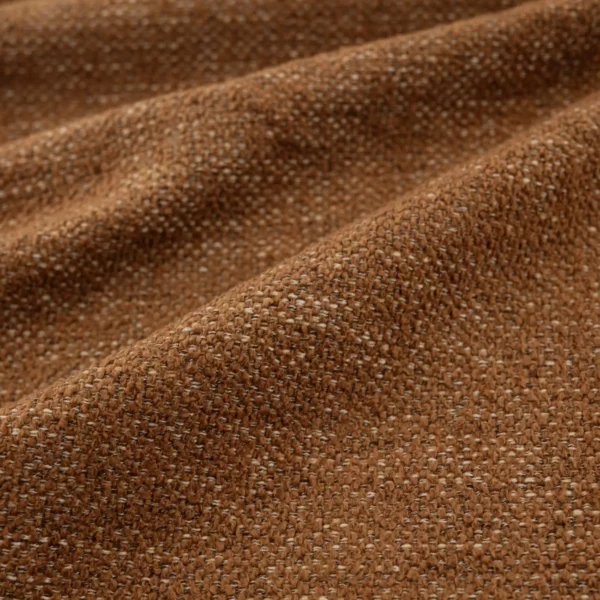 Verona Fabric - Kiln by orange plain velvet-chenille fabric from Warwick