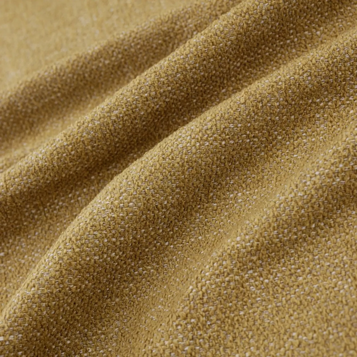 yellow plain velvet-chenille fabric from Warwick