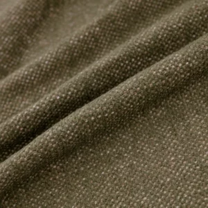green plain velvet-chenille fabric from Warwick