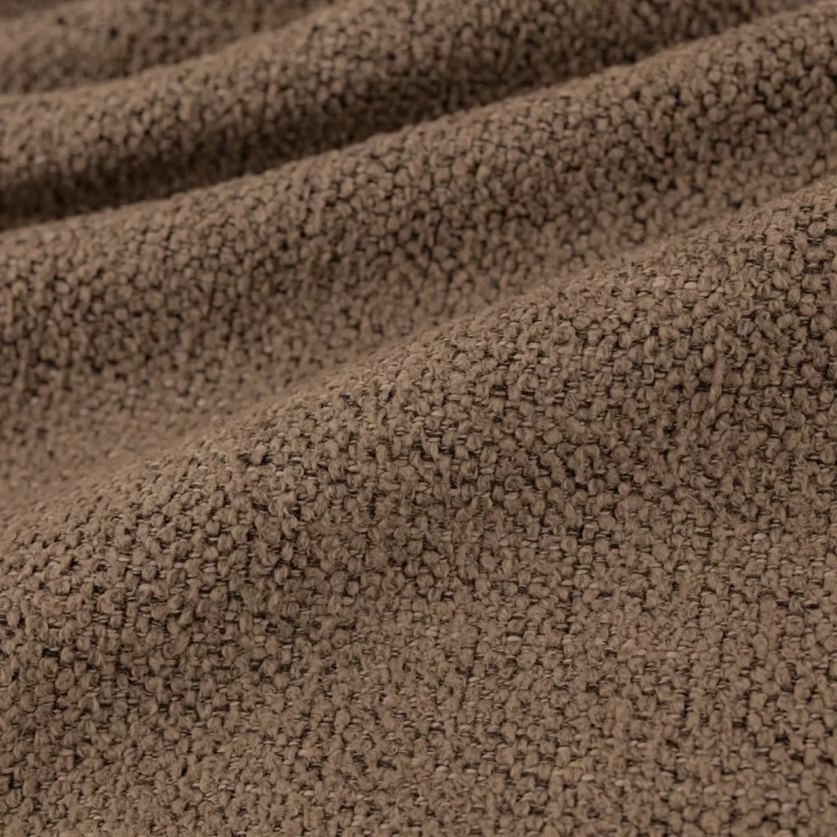 brown plain velvet-chenille fabric from Warwick