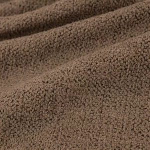 brown plain velvet-chenille fabric from Warwick
