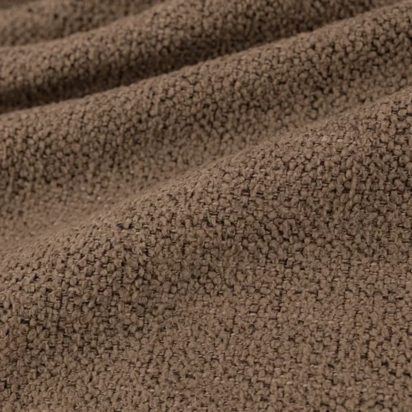 Verona Fabric - Mocha by brown plain velvet-chenille fabric from Warwick