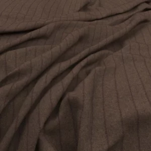 brown striped woolen fabric from Warwick
