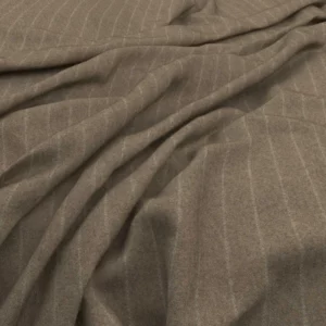 neutral striped woolen fabric from Warwick
