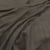 black-grey striped woolen fabric from Warwick