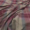 pink checked woolen fabric from Warwick