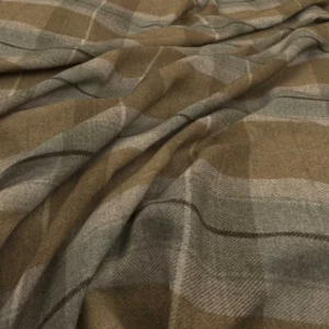 green checked woolen fabric from Warwick