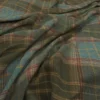 blue checked woolen fabric from Warwick