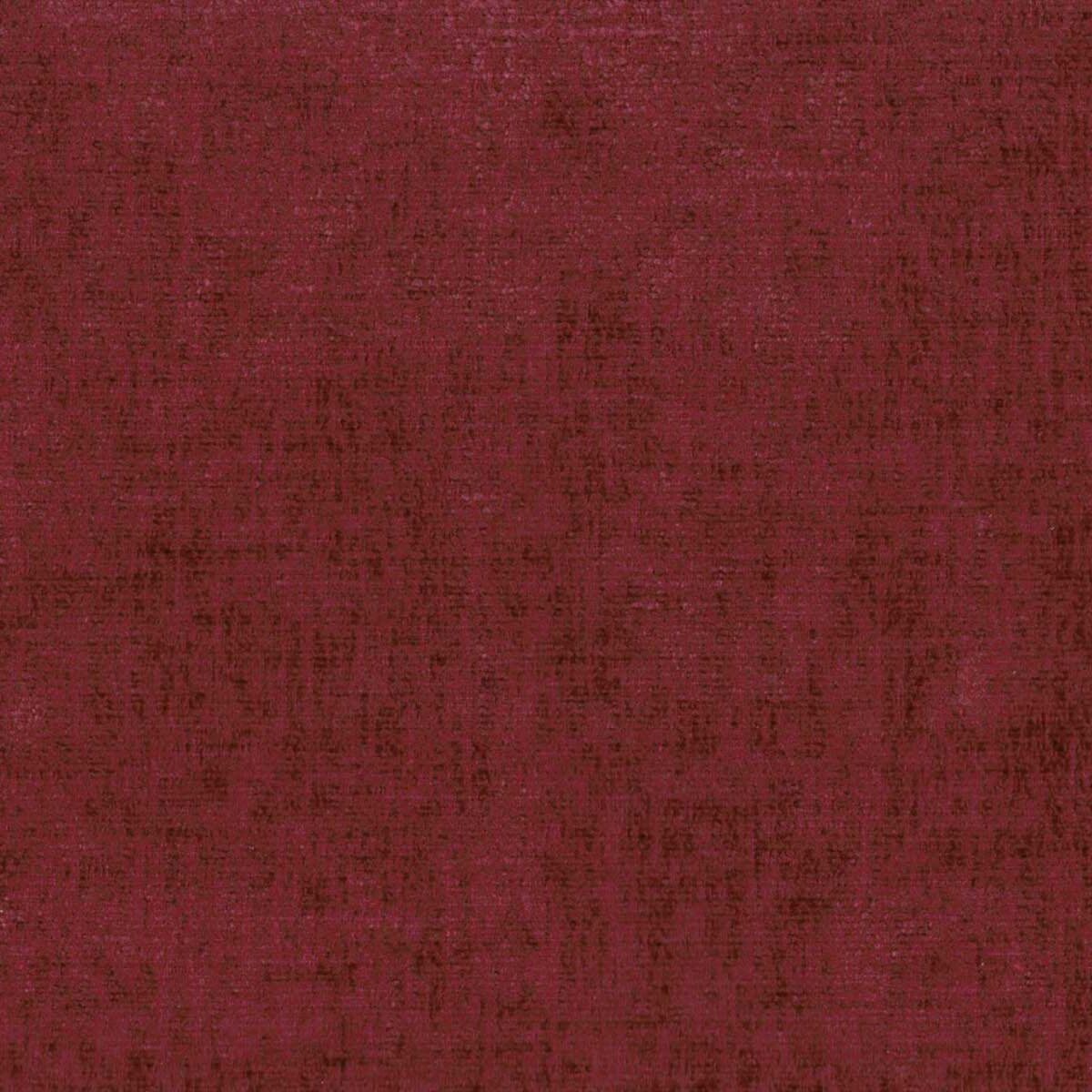 Como Fabric - Carnelian by red plain woven fabric from Cristina Marrone