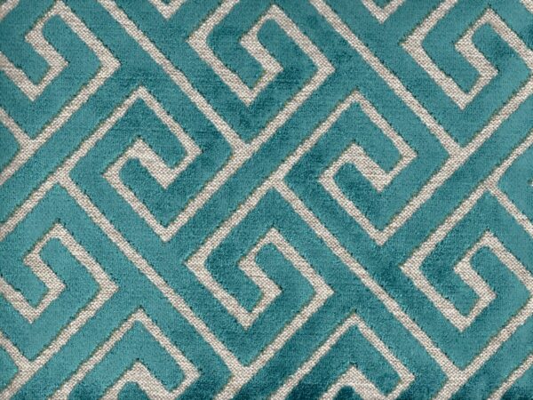 Extravaganza Fabric - 2558 by blue contemporary velvet-chenille fabric from Cristina Marrone