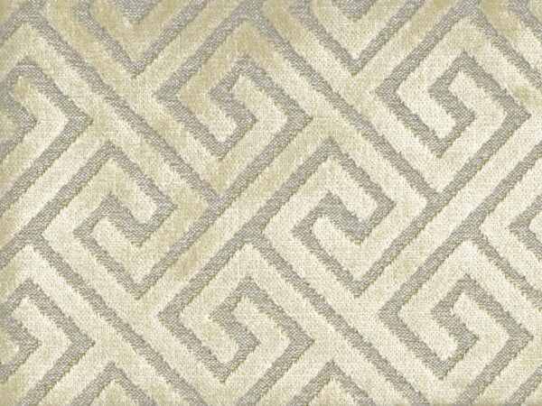 white contemporary velvet-chenille fabric from Cristina Marrone