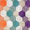 multicolour contemporary velvet-chenille fabric from Cristina Marrone