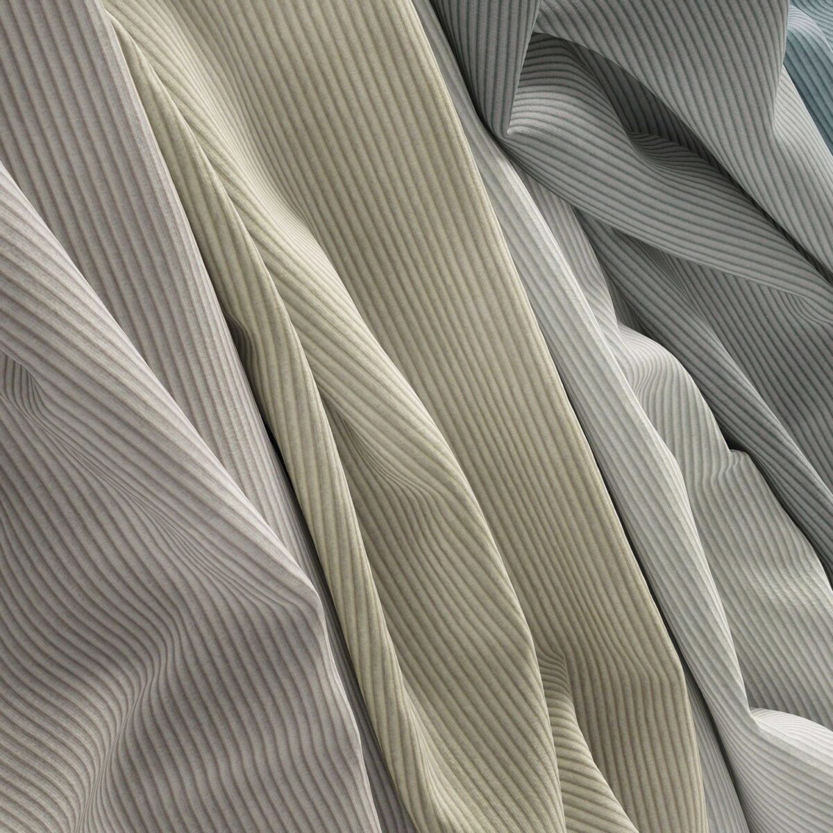 Ribelle Fabric - Silver by Ribelle Fabric - Silver from