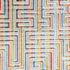 multicolour geometric velvet-chenille fabric from Cristina Marrone