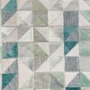 blue geometric velvet-chenille fabric from Cristina Marrone