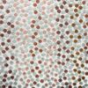 orange spotted velvet-chenille fabric from Cristina Marrone