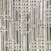 black-grey geometric velvet-chenille fabric from Cristina Marrone