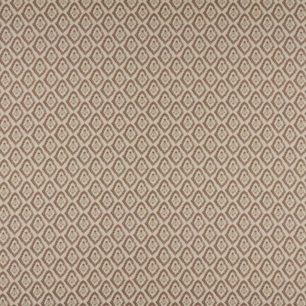 Celina Fabric - Sienna by red geometric cotton fabric from Ashley Wilde