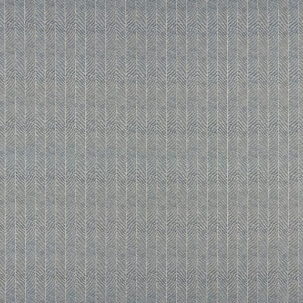 Varella Fabric - Indigo by blue striped cotton fabric from Ashley Wilde