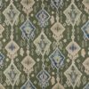 green traditional cotton fabric from Ashley Wilde
