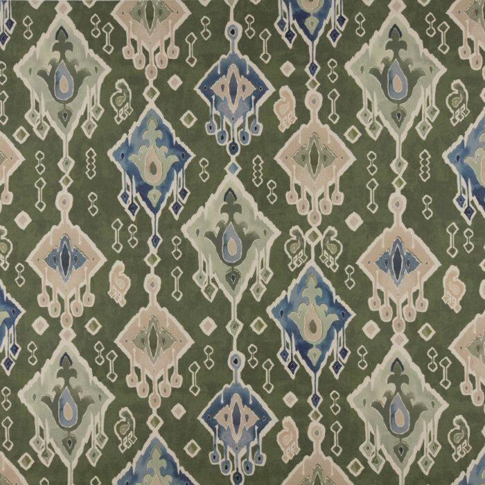 Agulla Fabric - Olive swatch