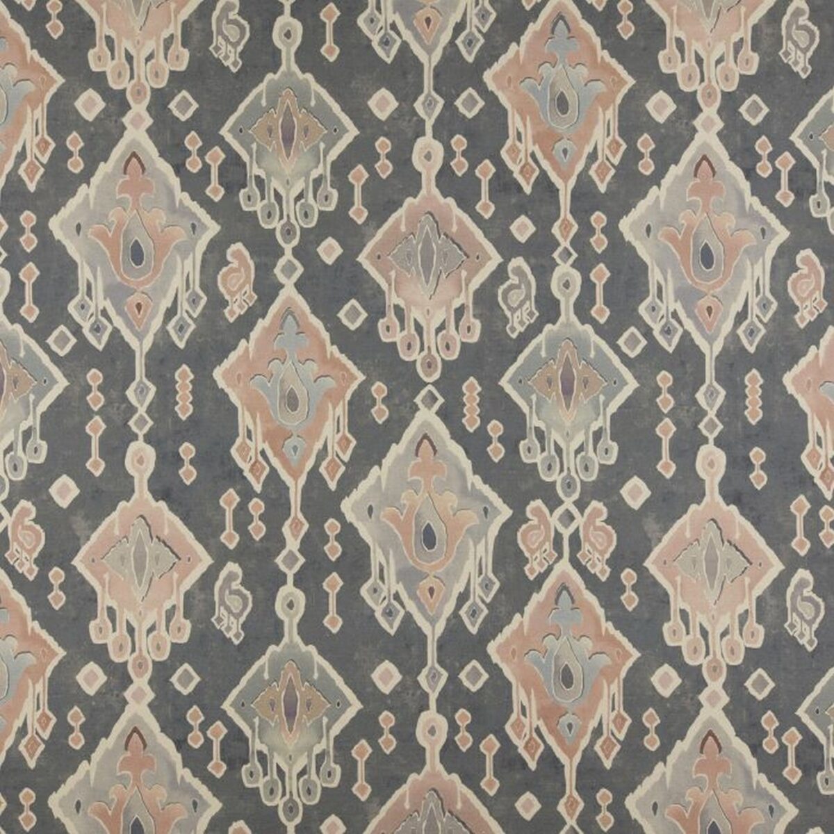 black-grey traditional cotton fabric from Ashley Wilde