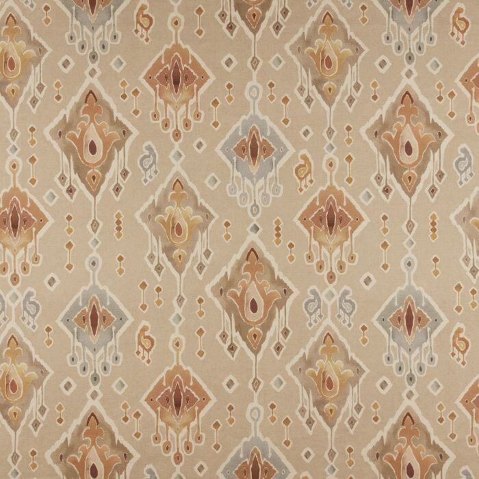 Agulla Fabric - Terracotta swatch