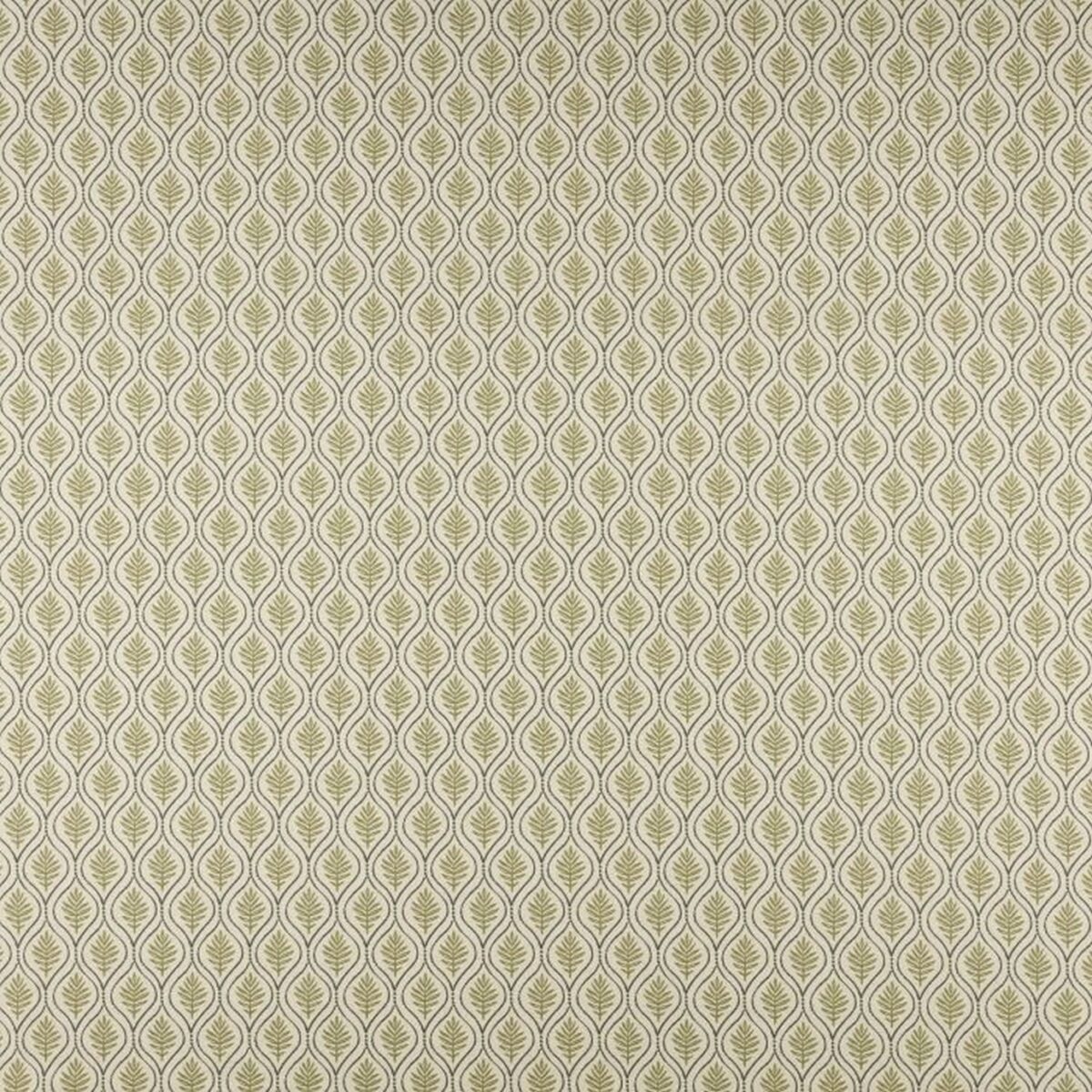 green botanical cotton fabric from Ashley Wilde